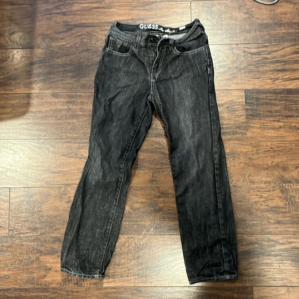 Boys Guess Black Jeans Size 10